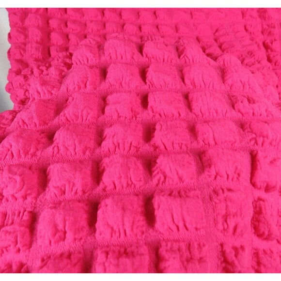 Planet Gold Women's Pink Bubble Texture Mock Neck Bodycon Dress Plus 3XL 20-22 - Picture 4 of 14